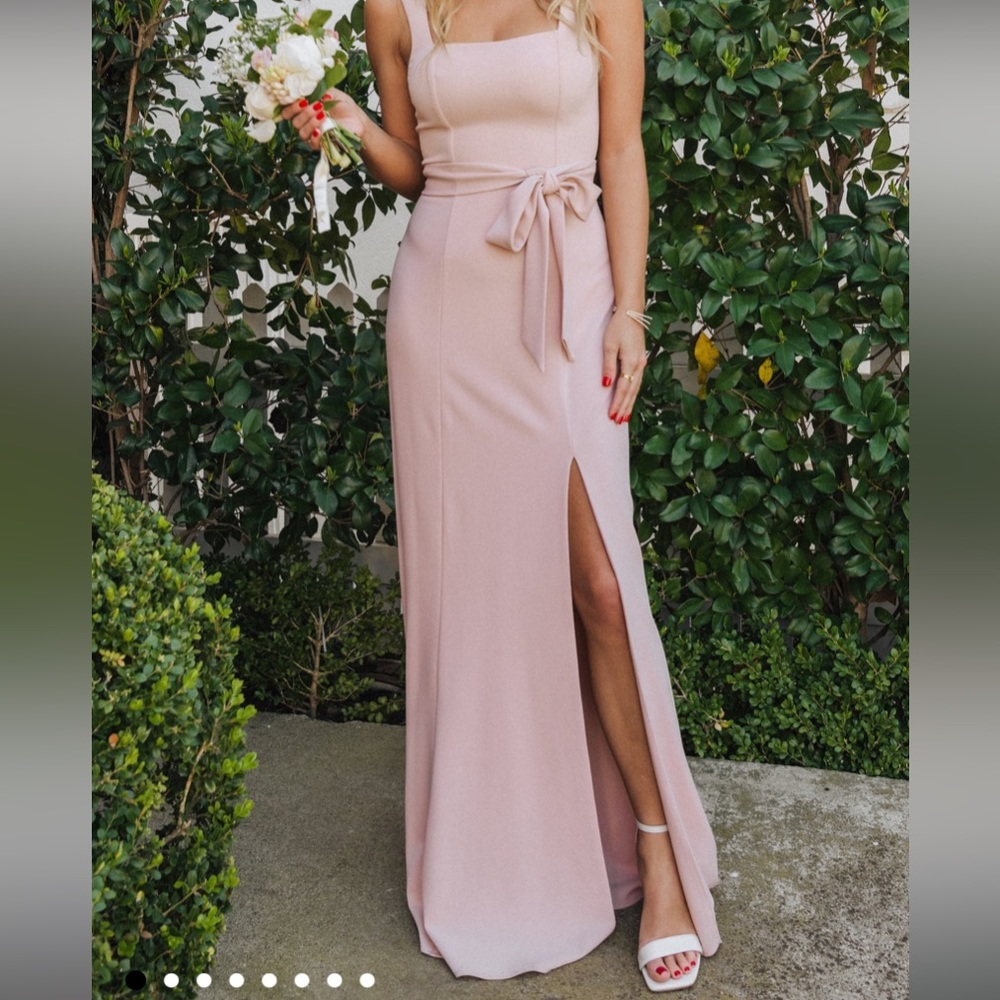 Show Me Your MuMu Paris Gown in Blush Pink
